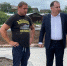 Юрий Намлиев оценил ход работ по строительству Сквера воинской славы - Газета Лужская правда