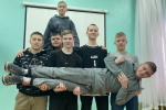 В Лужском агротехникуме прошла игра для настоящих парней