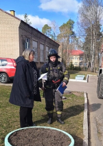 В Луге тренировались огнеборцы