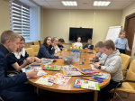 Типография «Девиз» и юные лужские аниматоры
