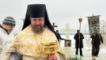 Крещенская купель на Череменецком озере