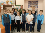 Встреча школьников с участником СВО