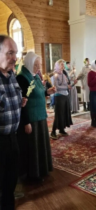 Вербное воскресенье в Луге: прихожане освятили вербы и встретили праздник Входа Господня в Иерусалим