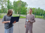 Школьники из поселка Толмачево проводят мониторинг атмосферного воздуха