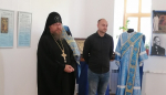 В Череменецком монастыре открылась выставка, посвящённая Тихвинской иконе Божией Матери